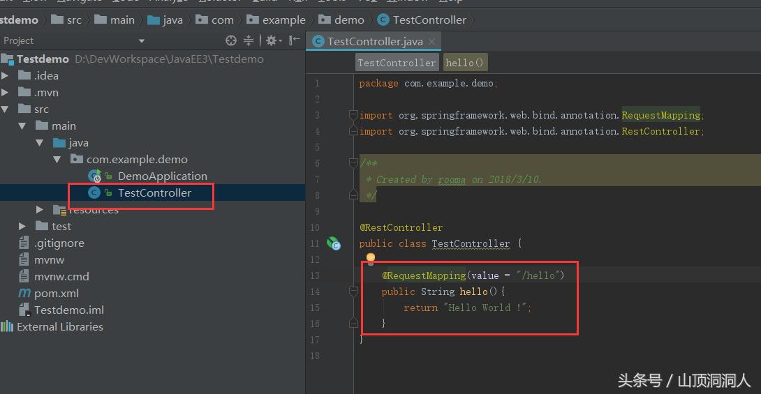 用intellij idea搭建一个最简单的springboot项目工程